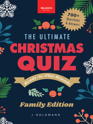 cover image of The Ultimate Christmas Quiz Book